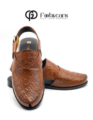 Royal Embossed Caramel Brown