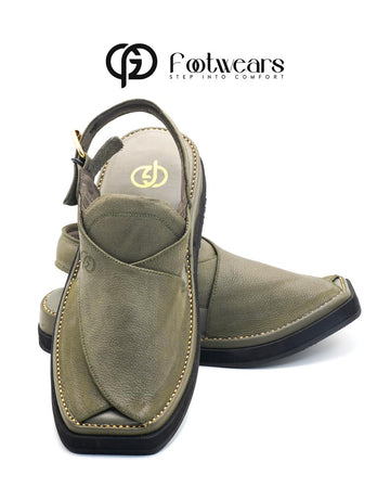 Olive Green Peshawari