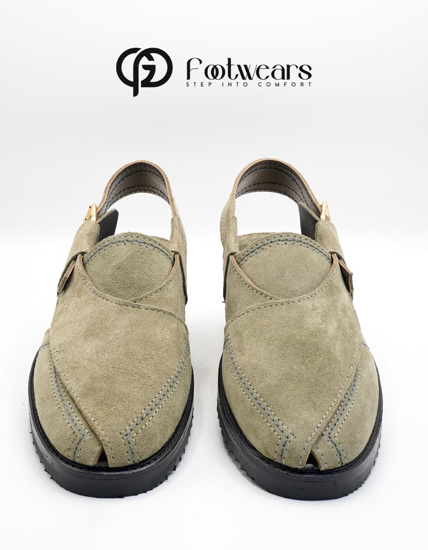 Olive Green Q shape buff