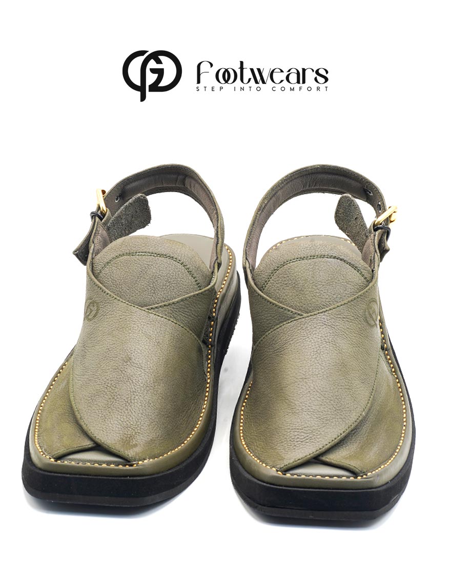 Olive Green Peshawari