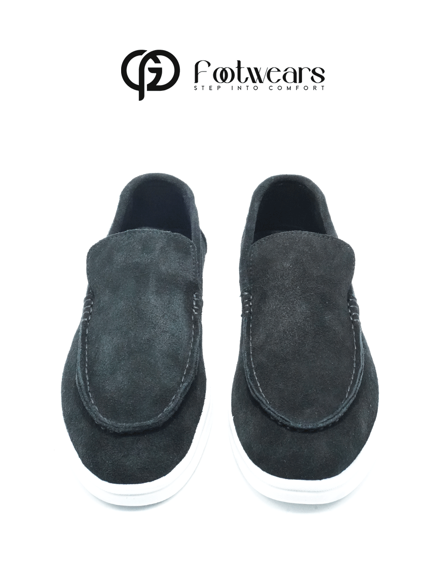 Modern Black Suede