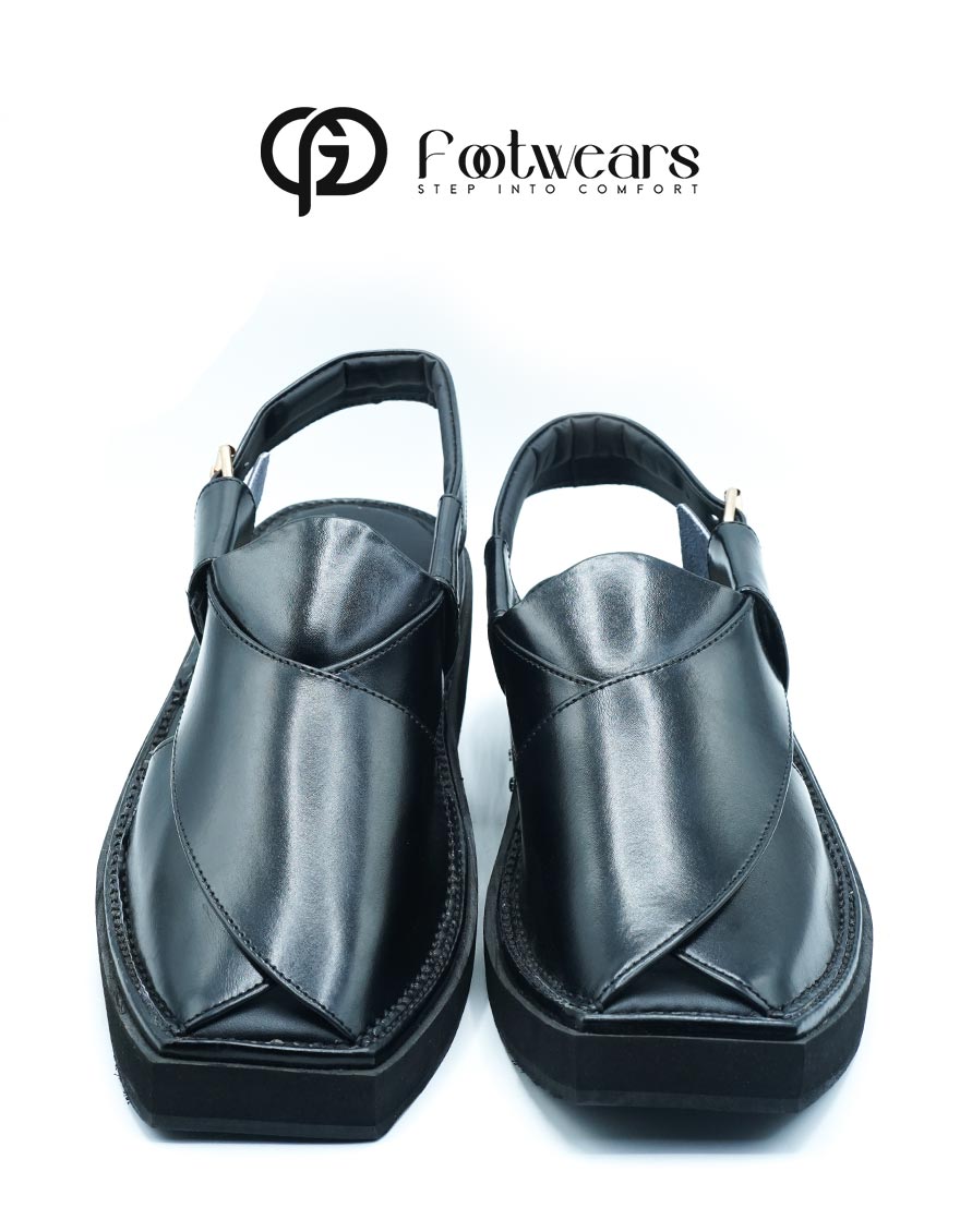 Black Shine High Heel Leather